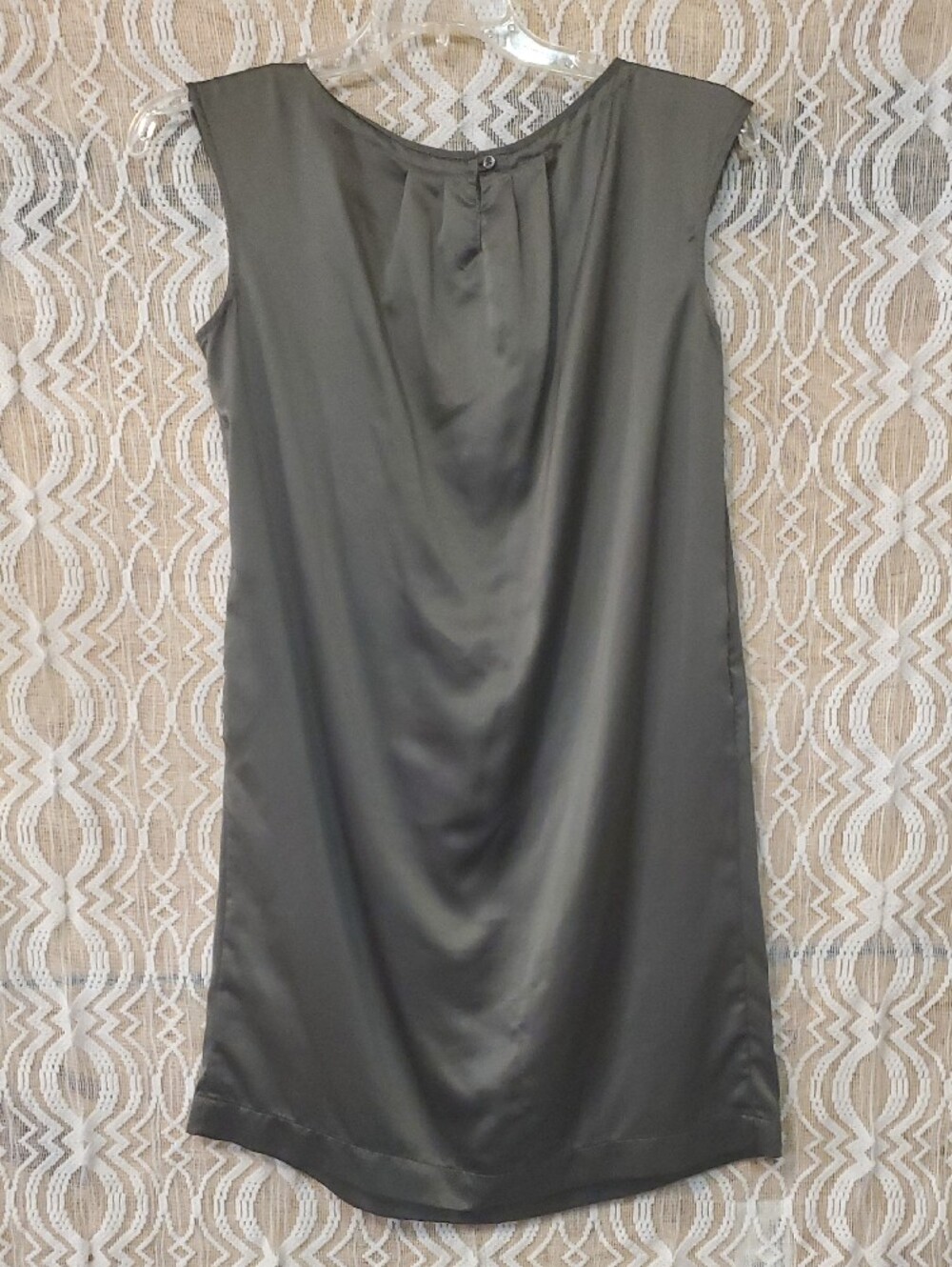 Old Navy Dark Gray Sleeveless Shift Dress - Picture 3 of 3